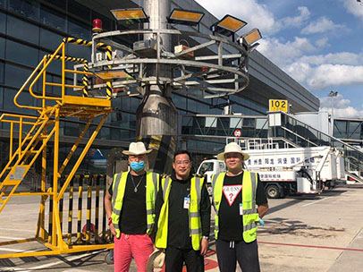 贵阳龙洞堡国际机场站坪高杆节能改造