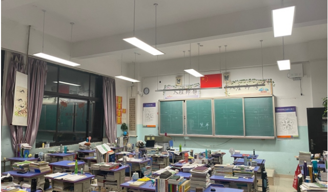 山东单县第五中学教育照明改造